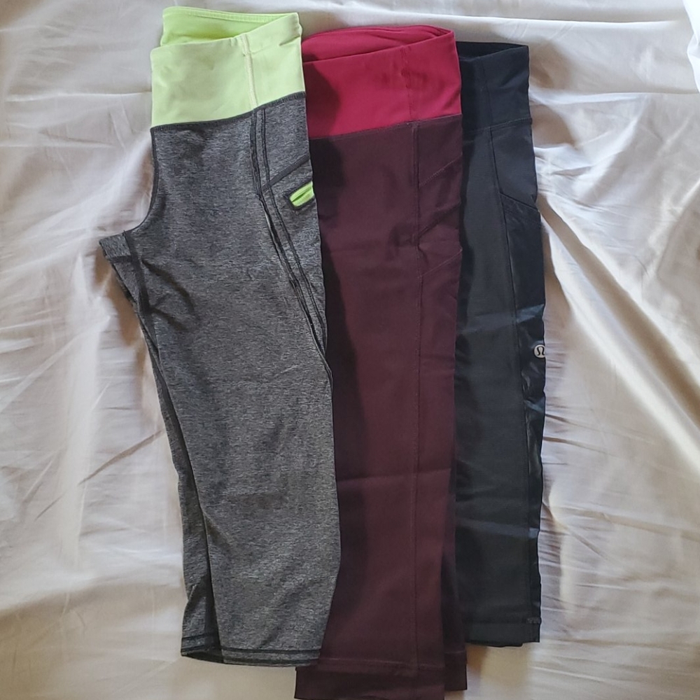 Lululemon crop legging bundle